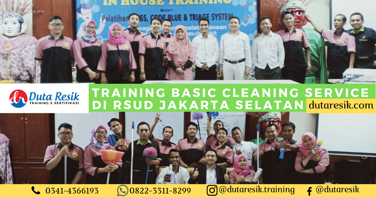 Training Basic Cleaning Service di RSUD Jakarta Selatan