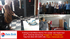 Training & Sertifikasi BNSP Tim Leader dan Supervisor di PT Suharda Semarang