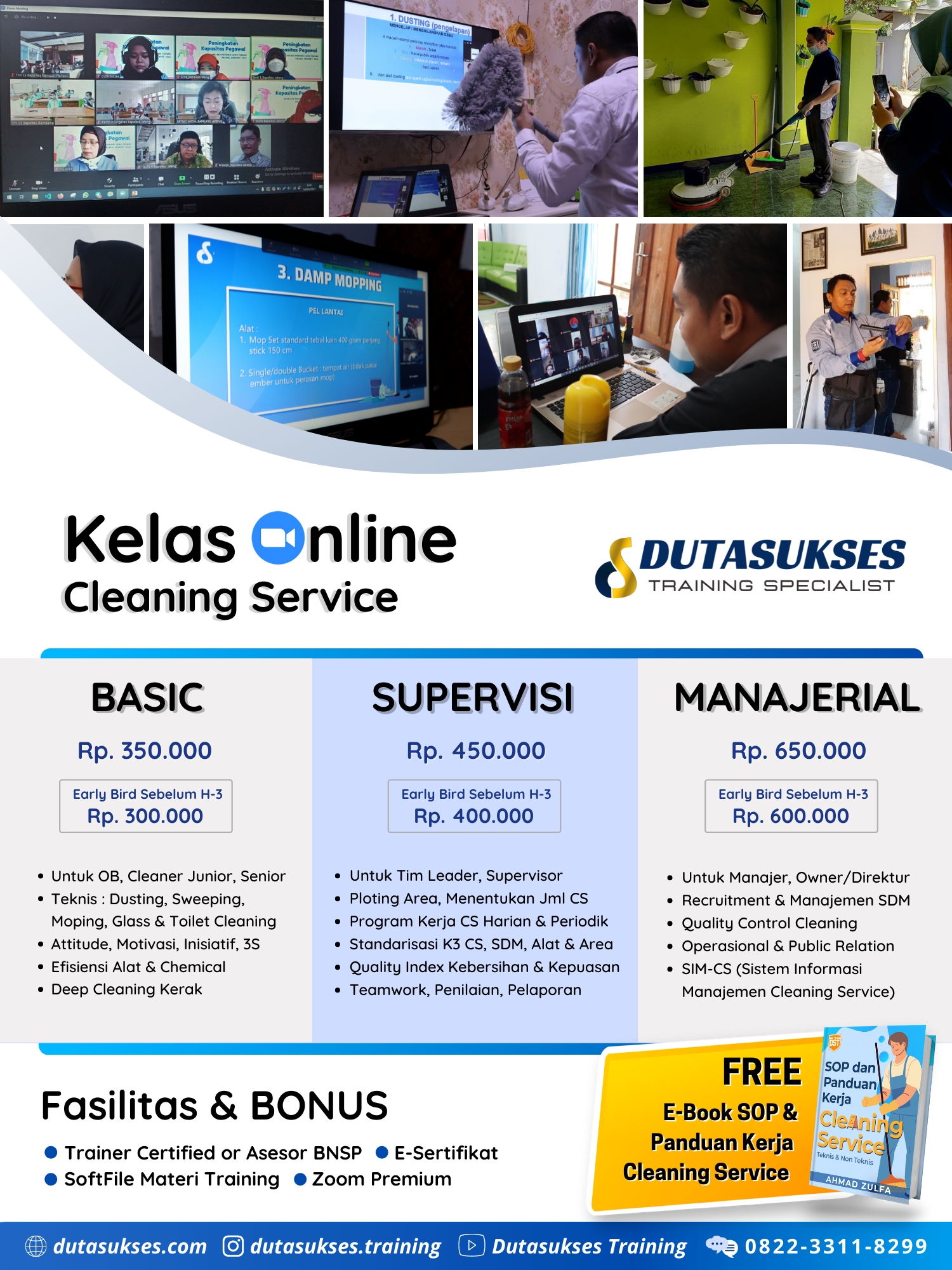 Flyer Default Kelas Online Cleaning
