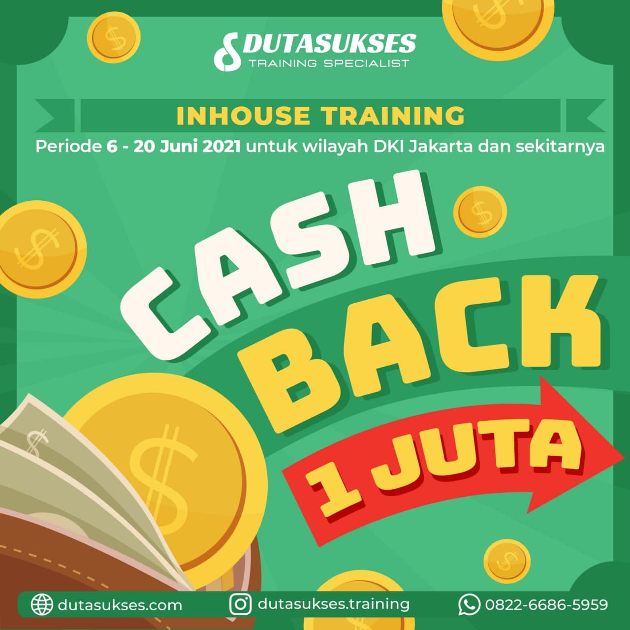 cashback 1 juta inhouse training