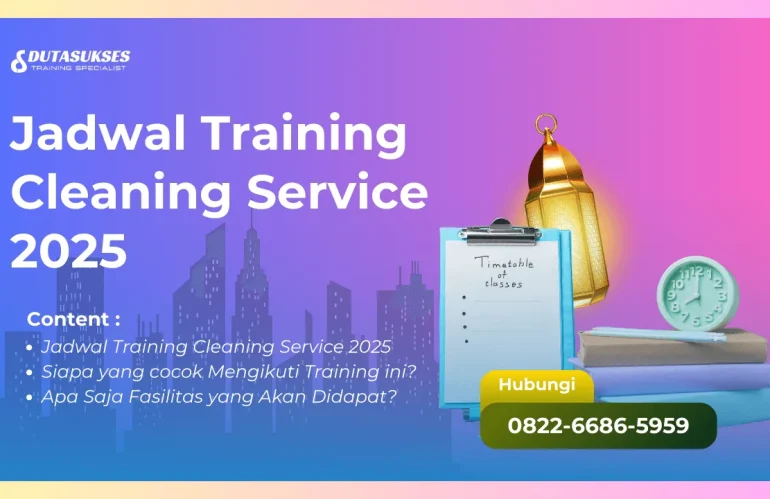 Sampul Jadwal Training Cleaning Service 2025